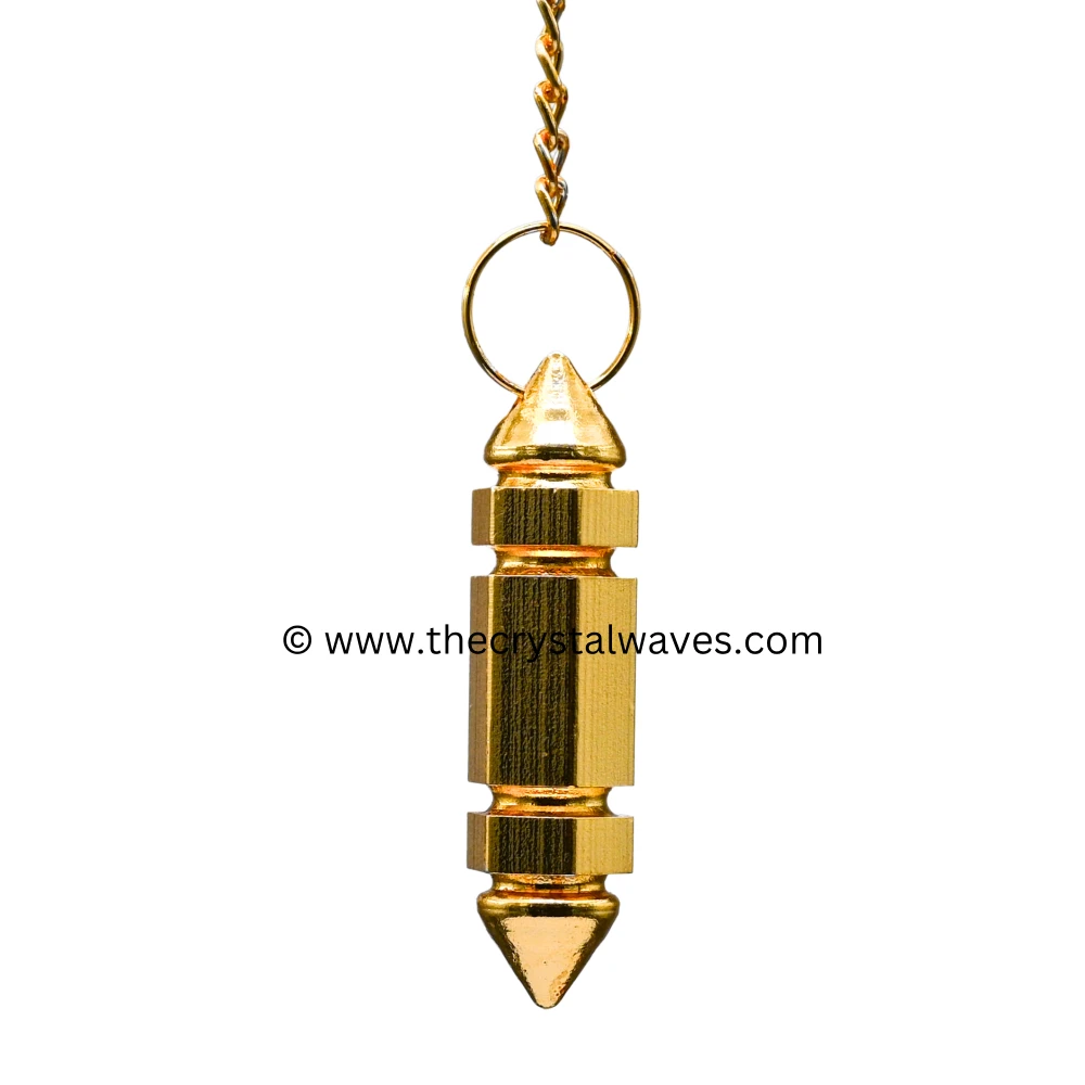 Metal Brass Pendulum - Brass Atlantis - Metatron (MP111)