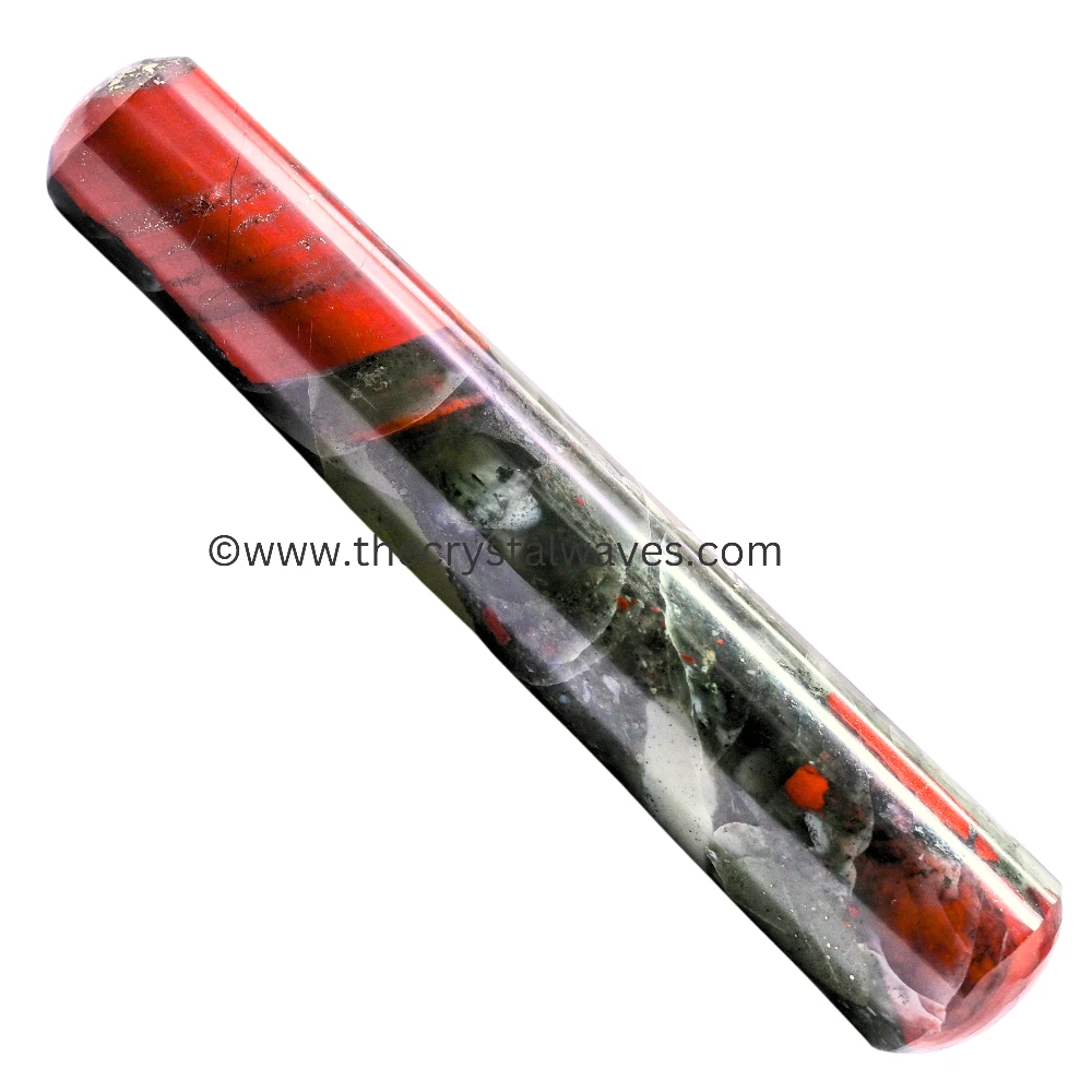 African Bloodstone Smooth Massage Wand (Per Pieces)