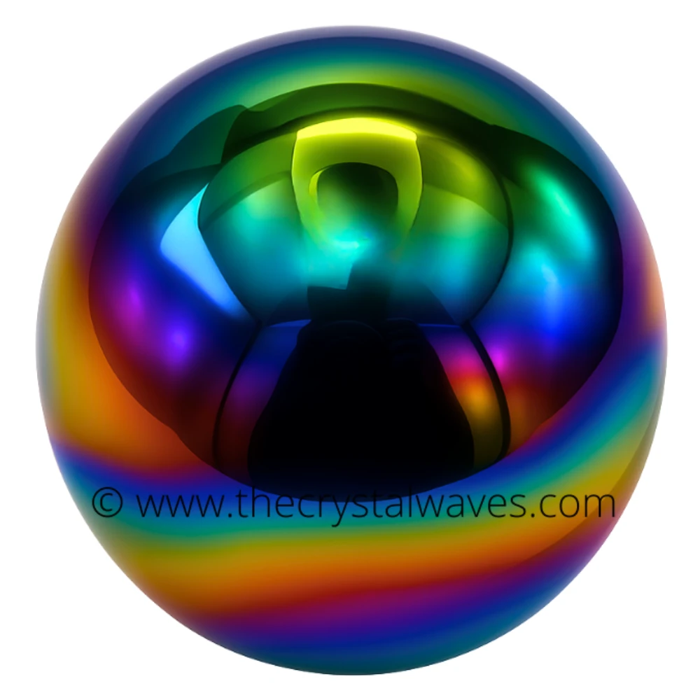 Titanium Aura Quartz Ball Sphere (2.5inch)