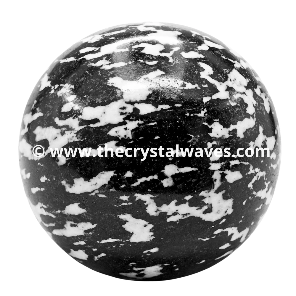 Black and White Tourmaline Ball Sphere (2.5inch)