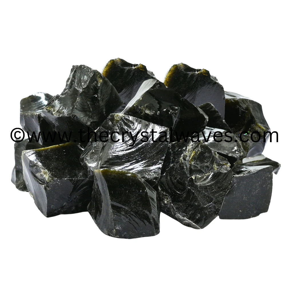 Gold Sheen Obsidian Raw Stones