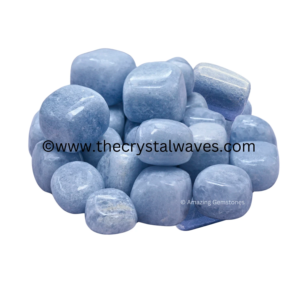 Blue Calcite Tumbled Nuggets (Regular)