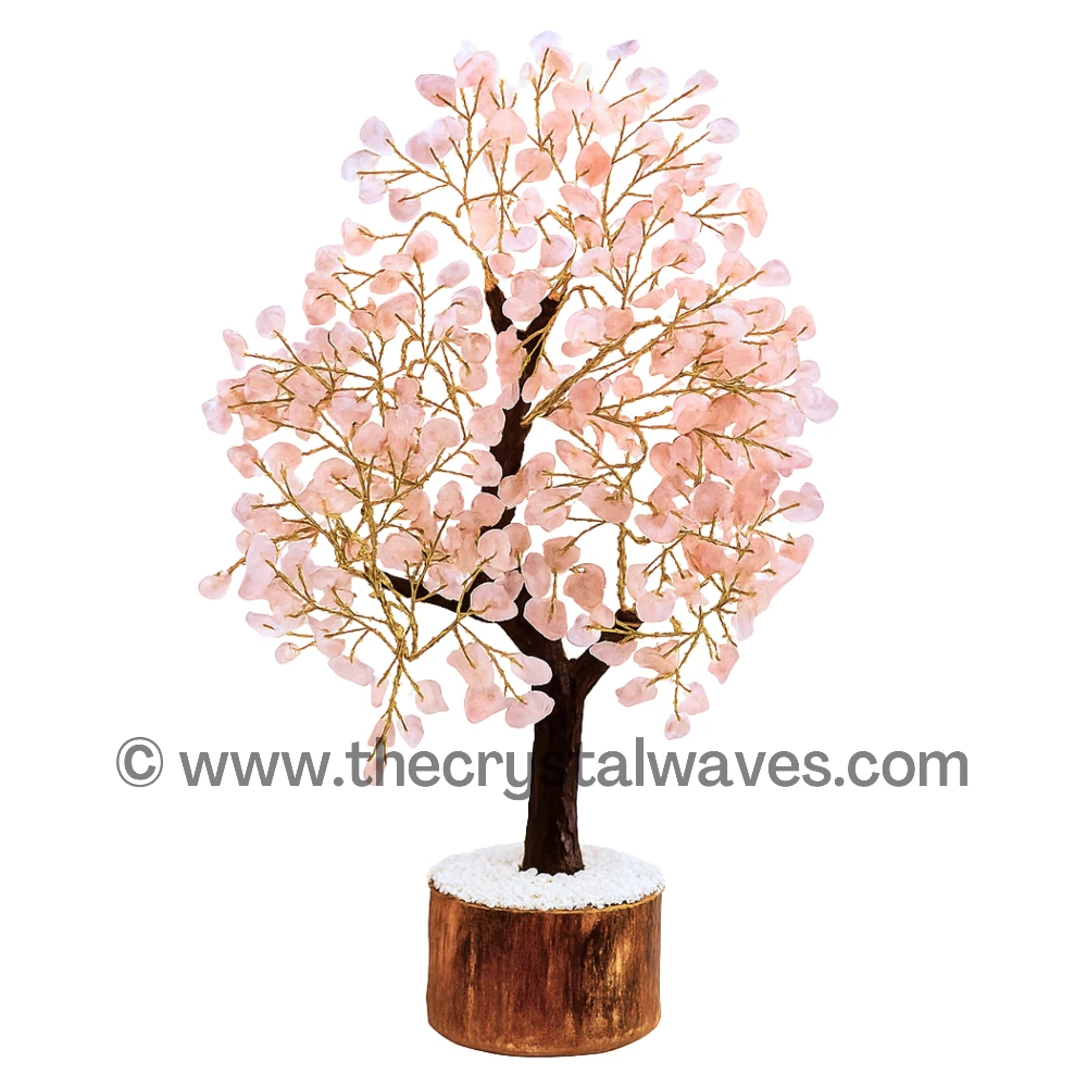 Rose Quartz Crystal Tree (2000 Chips/Copper)