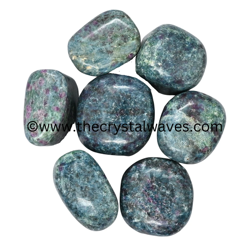 Ruby in Kyanite Tumbled Nuggets (Good Quality)
