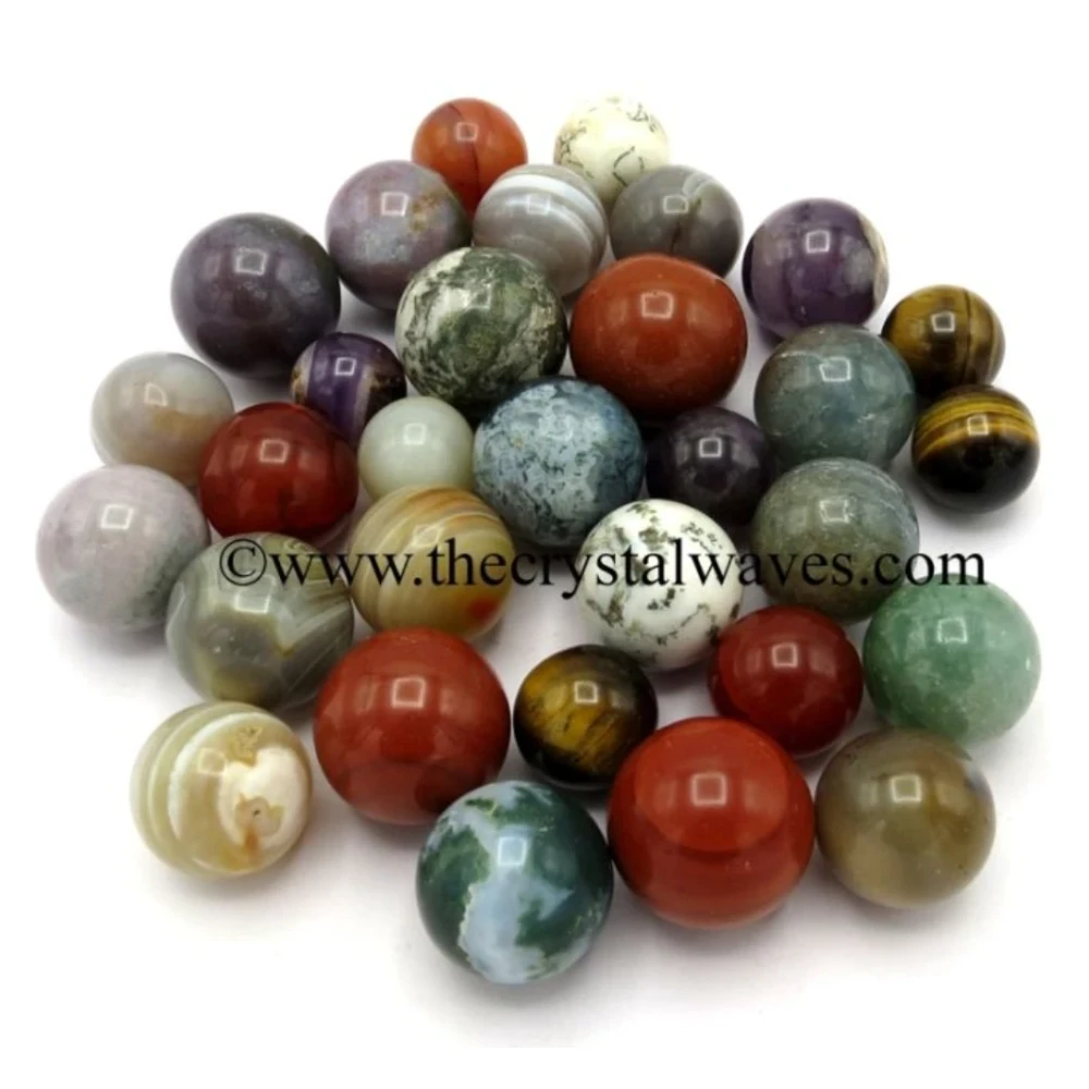 Mix Assorted Gemstone Ball Sphere (2inch)