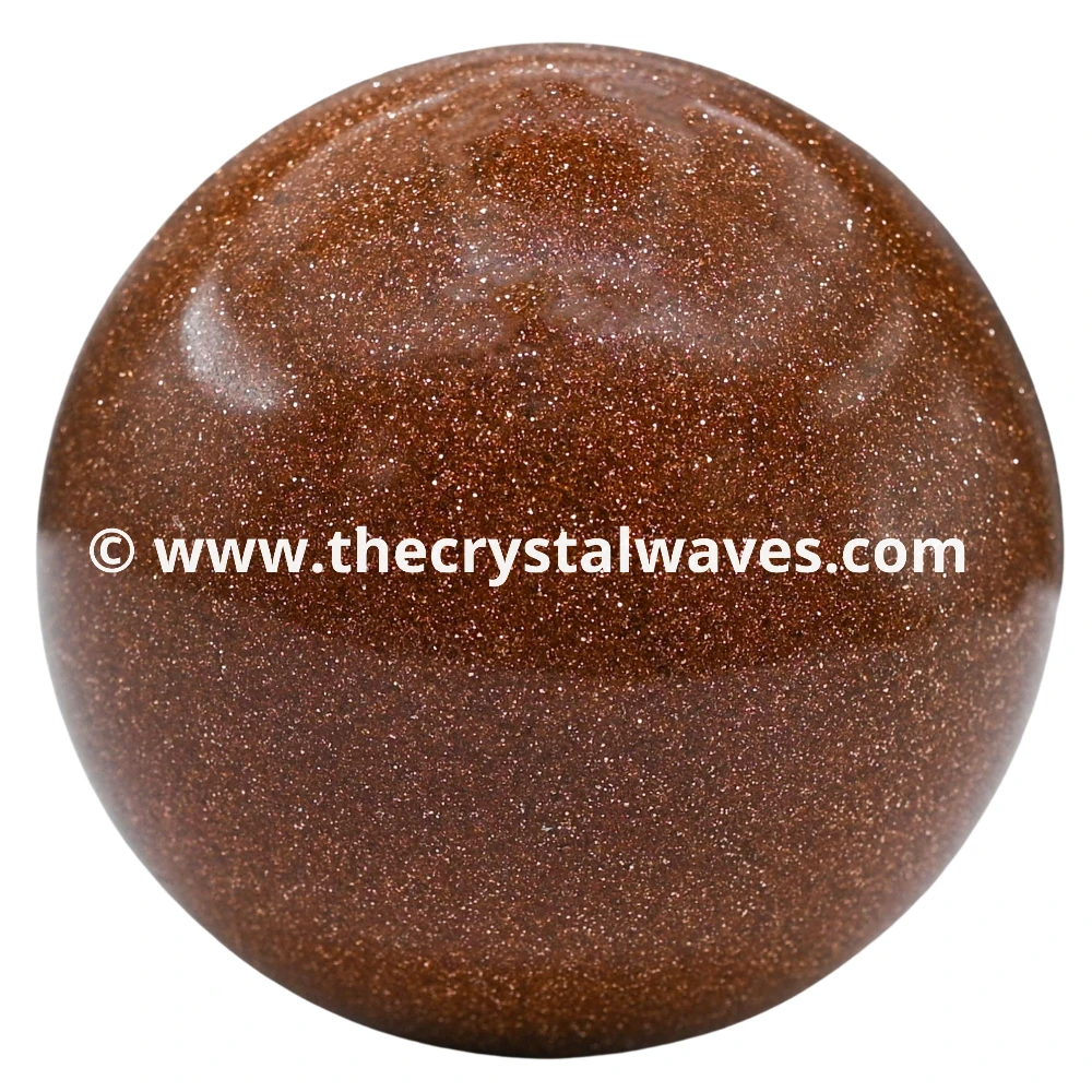 Red Goldstone Ball Sphere (2inch)