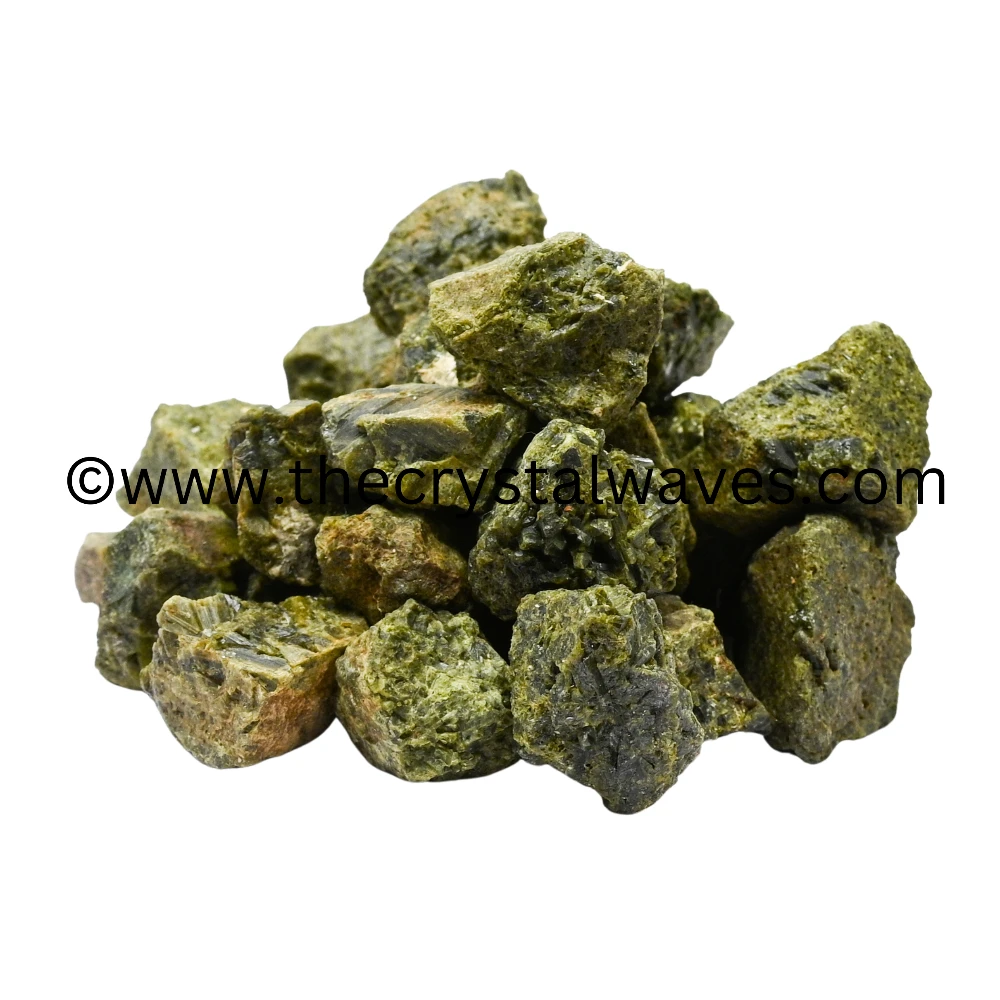 Green Tourmaline in Matrix Raw Stones