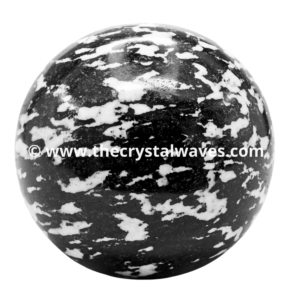 Black and White Tourmaline Ball Sphere (1.5inch)