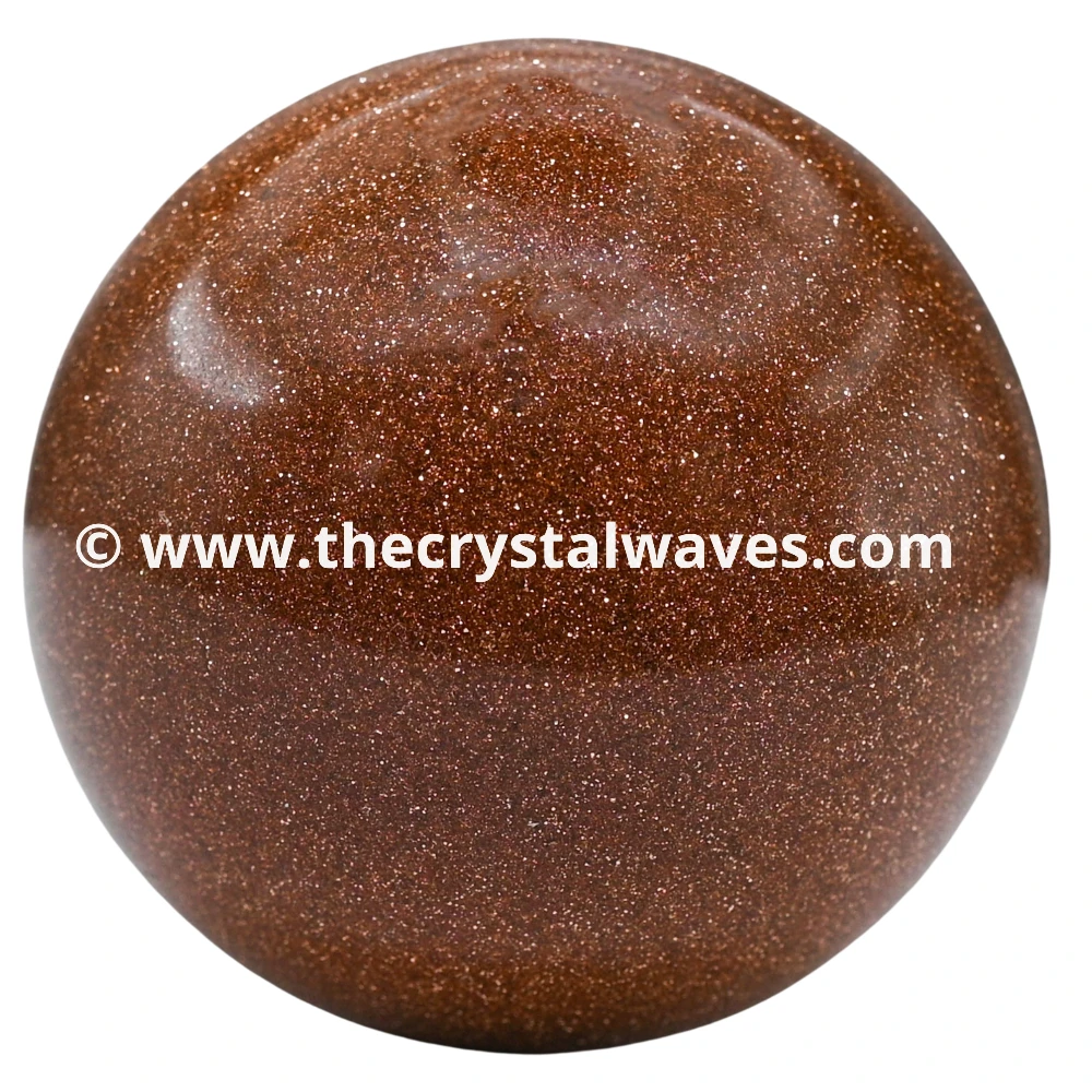 Red Goldstone Ball Sphere (1inch)