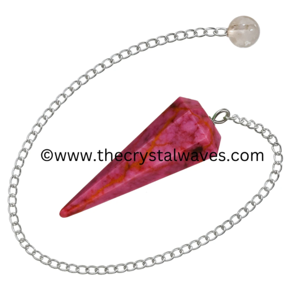 Cobalt Faceted Pendulum (Beads Chain)