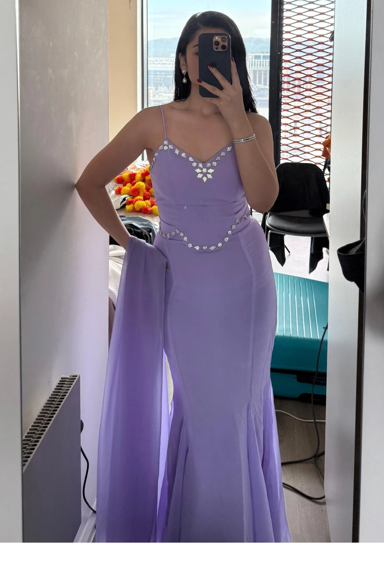 Lavender Fishcut Lehanga Set