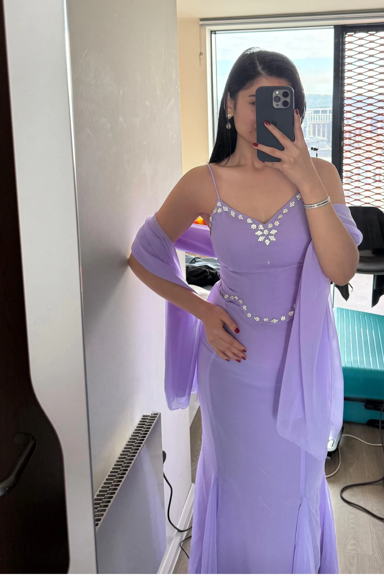 Lavender Fishcut Lehanga Set