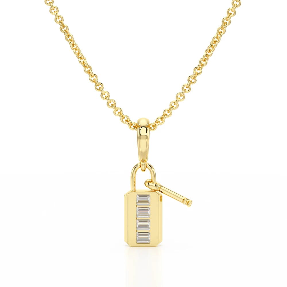 Noble Keep 18k Yellow Gold Diamond Pendant