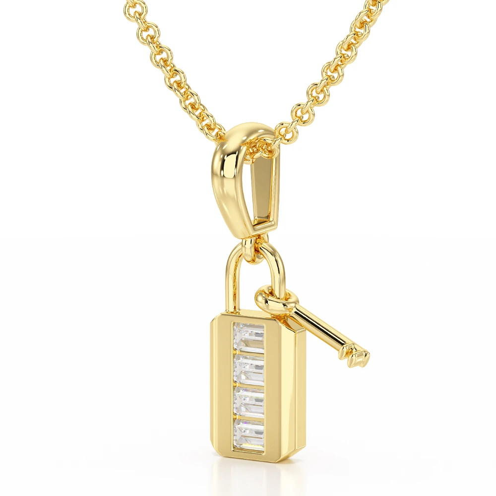 Noble Keep 18k Yellow Gold Diamond Pendant