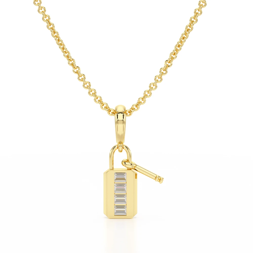 Noble Keep 18k Yellow Gold Diamond Pendant