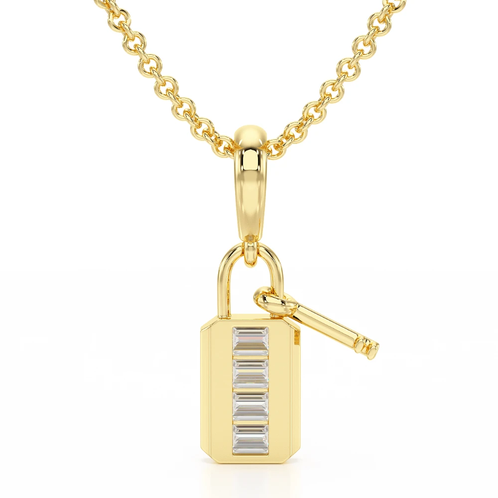 Noble Keep 18k Yellow Gold Diamond Pendant