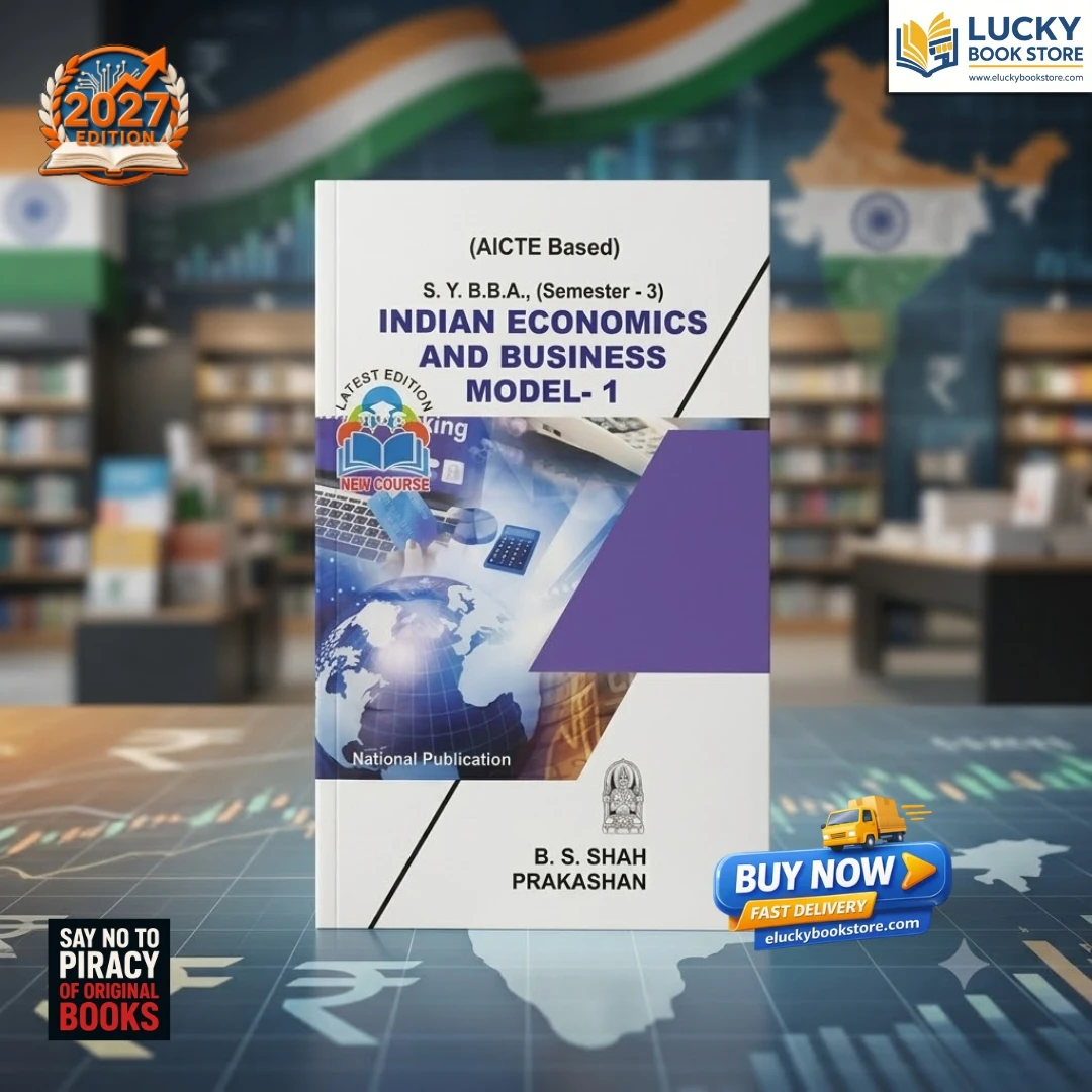 SY BBA Sem-3 Indian Economics And Business  Model-1 | 2026 Edition | BS SHAH