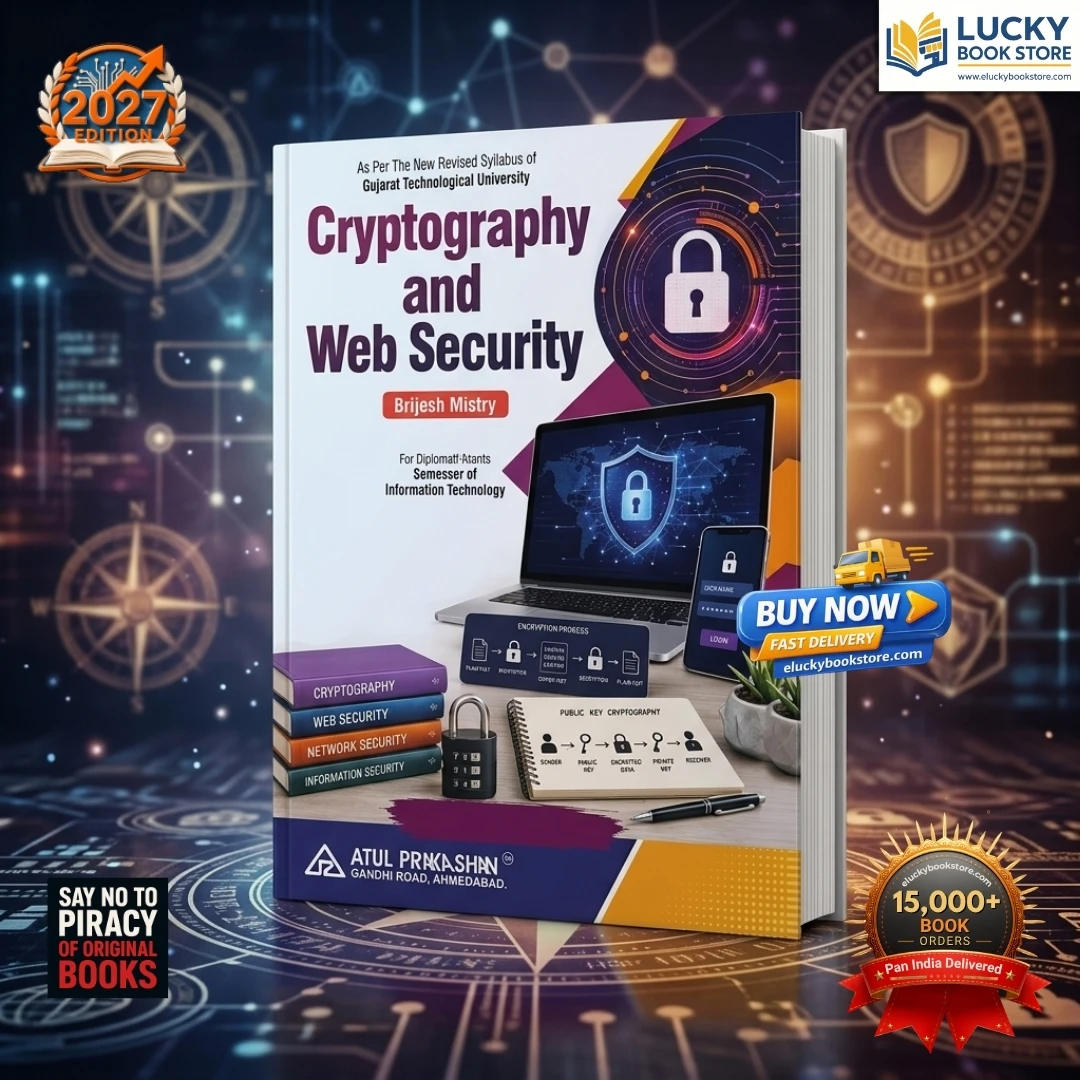 3rd Sen Diploma Cryptography and Web Security | Brijesh Mistry | 2027 Edition | Atul Prakashan