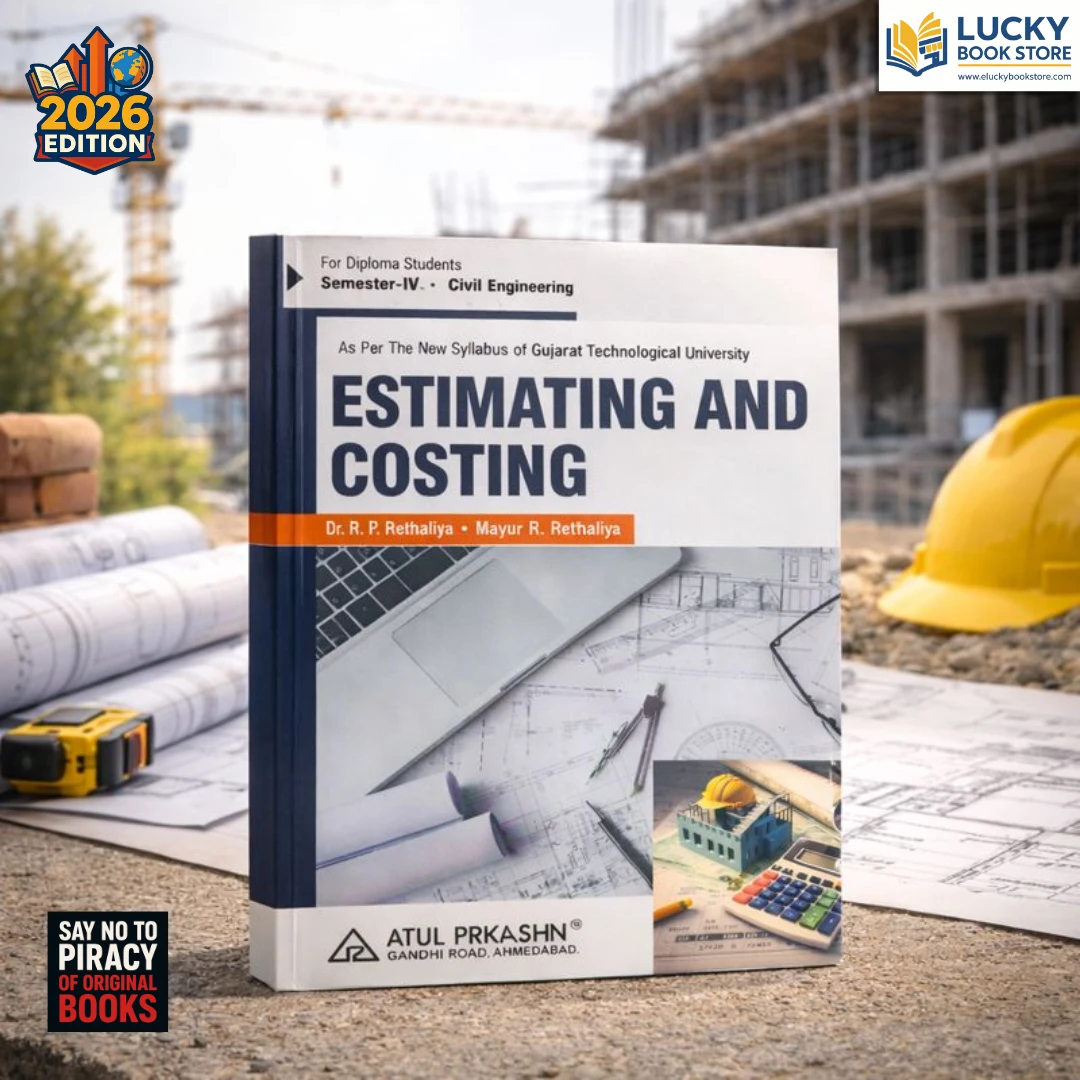 4th Sem Diploma Estimating and Costing (English) 2026 Edition by RP Rethaliya | Atul Prakashan