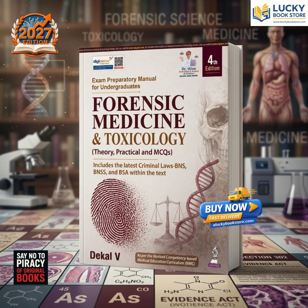 Exam Preparatory Manual for Undergraduates: Forensic Medicine & Toxicology (Theory, Practical & MCQs) | 4th Edition 2026 | Dekal V | Jaypee