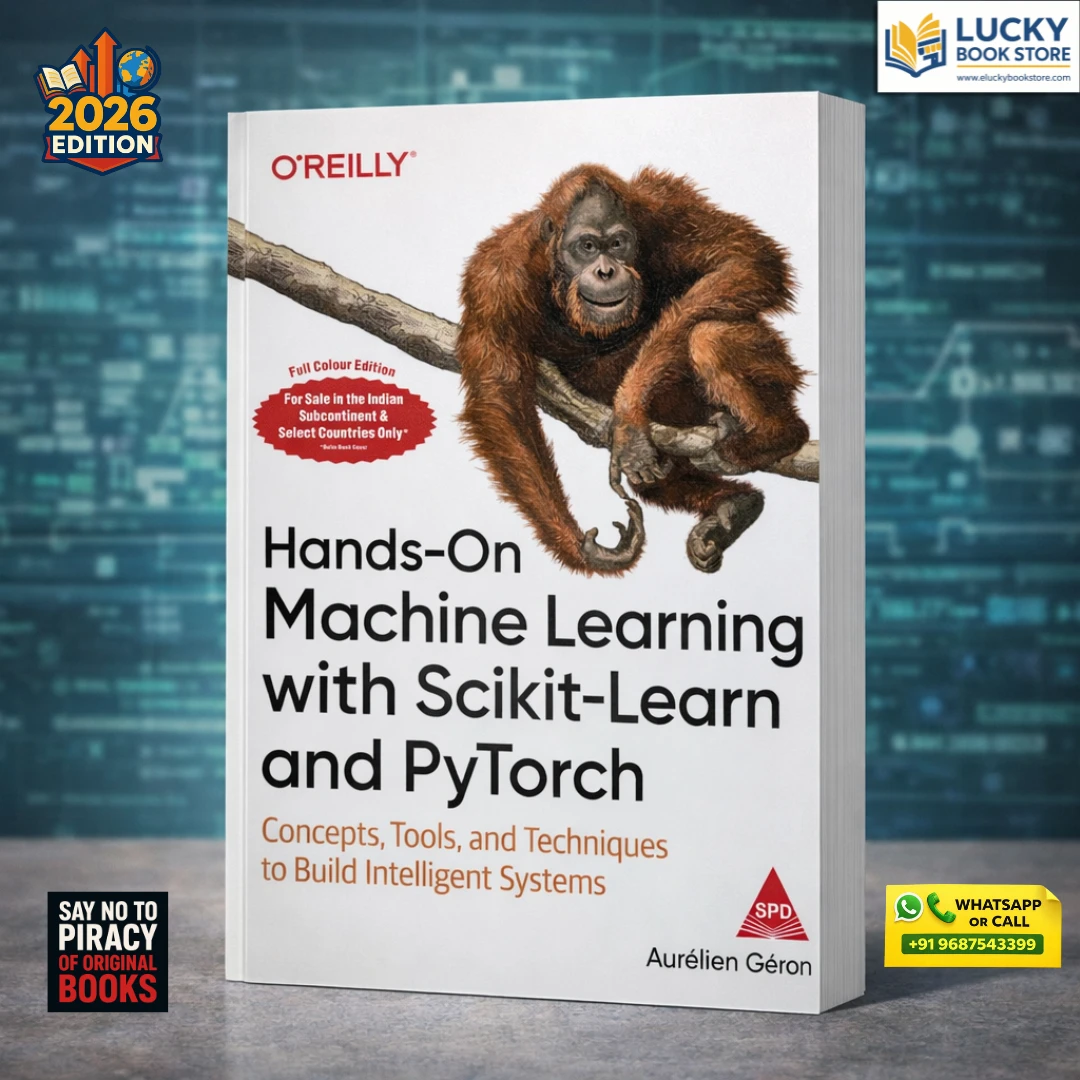 Hands-On Machine Learning with Scikit-Learn and PyTorch (Full Colour Edition) Concepts, Tools, and Techniques to Build Intelligent Systems By Aurélien Géron | Shroff/O'Reilly