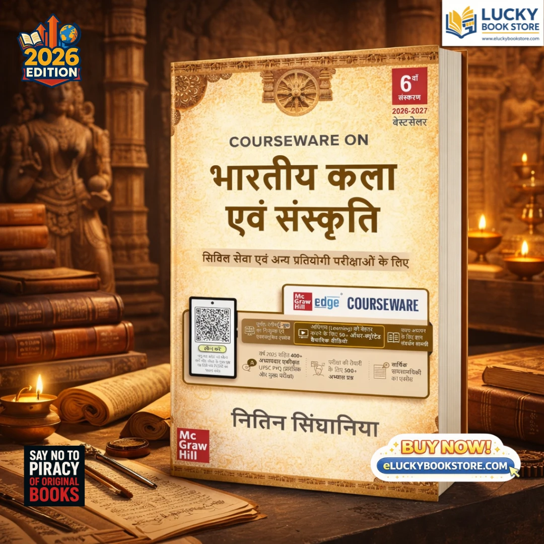 Courseware on Indian Art and Culture 6th Edition 2026 Edition by Nitin Singhania | Hindi | Mcgrawhill
