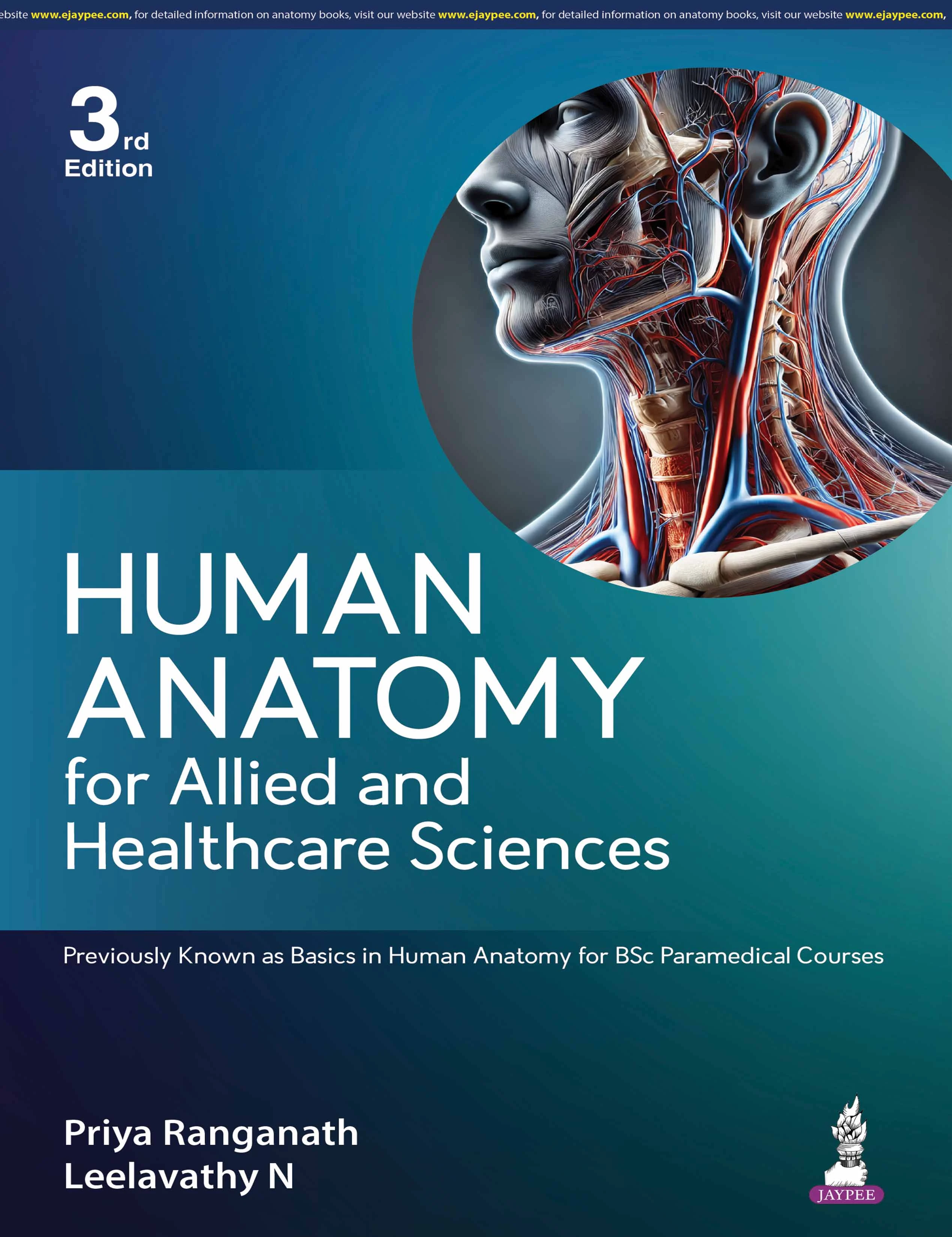 Human Anatomy for Allied and Healthcare Science 3rd Edition 2025 by PRIYA RANGANATH LEELAVATHY N | Jaypee