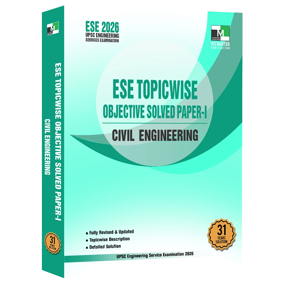 ESE 2026 Civil Engineering Topicwise Objective Solved Papers Vol-1 2026 Edition | IES MASTER