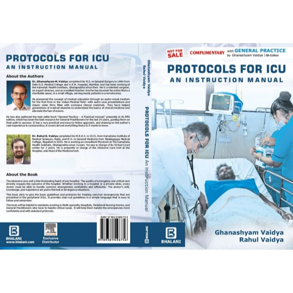 General Practice A Practical Manual, 6th Edition 2023 By Ghanashyam Vaidya | Bhalani Publication