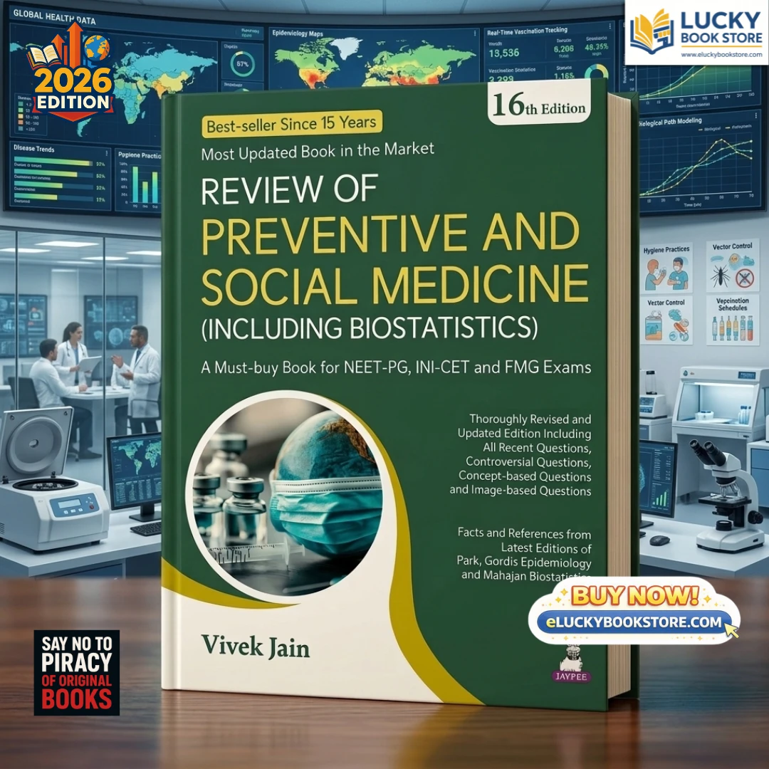 Review of Preventive and Social Medicine (Including Biostatistics) | 16th Edition 2026 | Vivek Jain | Jaypee