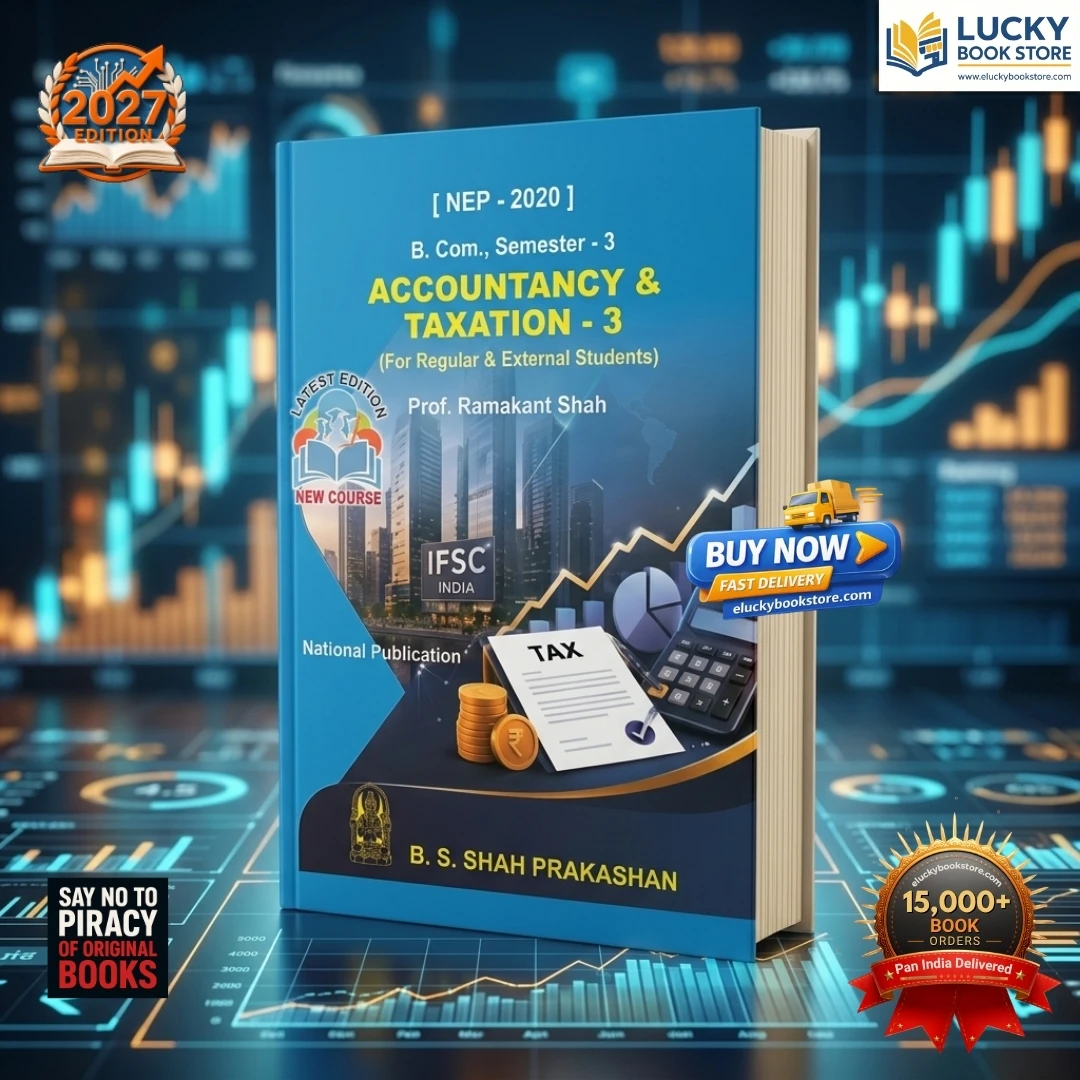 Sy B.com Sem-3 Accountancy and Taxation | English | 2027 Edition | BS Shah