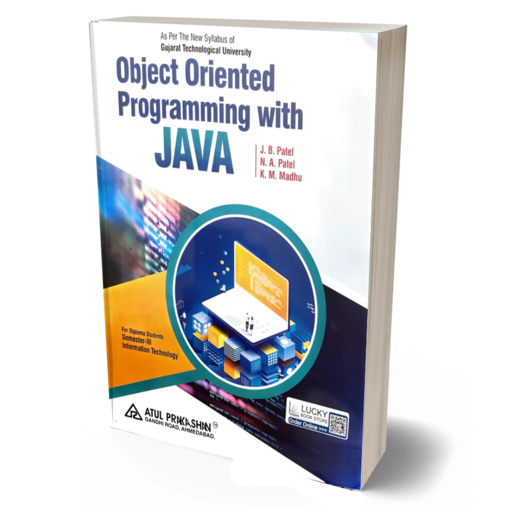 Diploma 3rd Sem Object Oriented Programming with JAVA By JB Patel 2025 Edition | Atul Prakashan