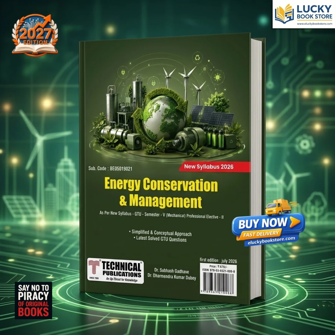 5th Sem BE Energy Conservation & Management | Sub.Code: BE05019021 | 2026 Edition | TECHNICAL PUB