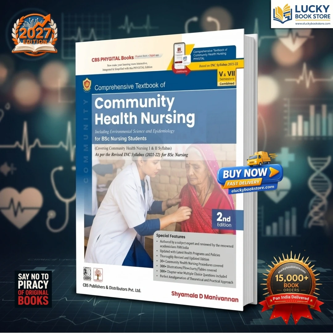 Comprehensive Textbook of Community Health Nursing for BSc Nursing Students | Shyamala D Manivannan | CBS