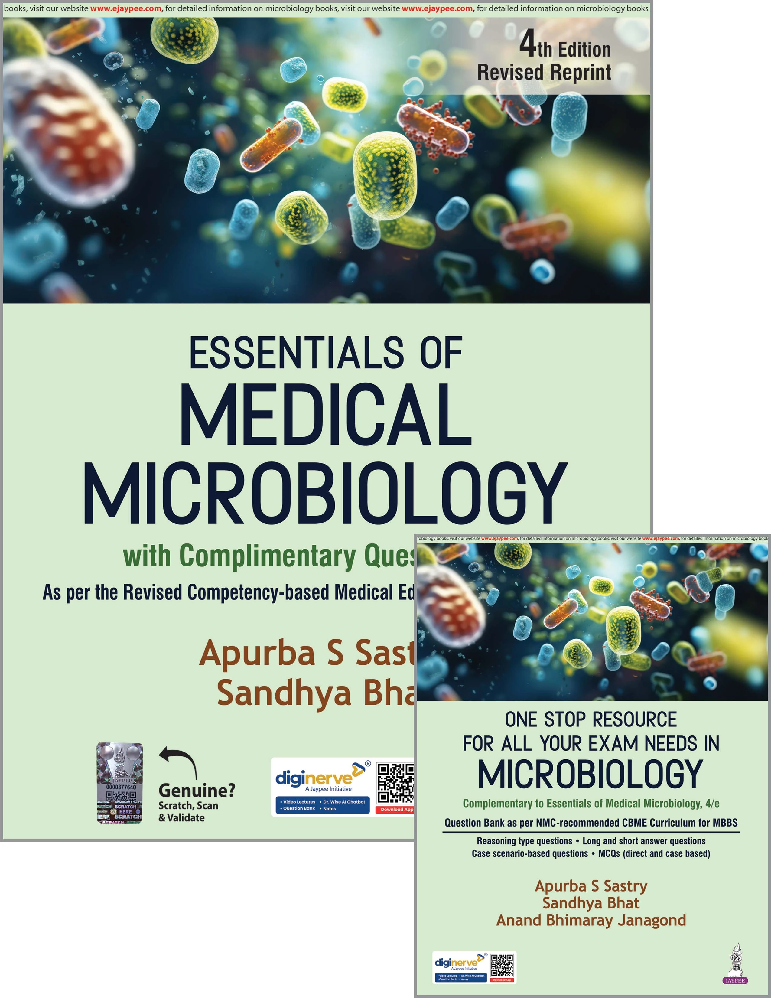 Essentials of Medical Microbiology with One Stop Resource For All Your Exam Needs In Microbiology 4th Edition 2026 by Apurba Sastry | Jaypee