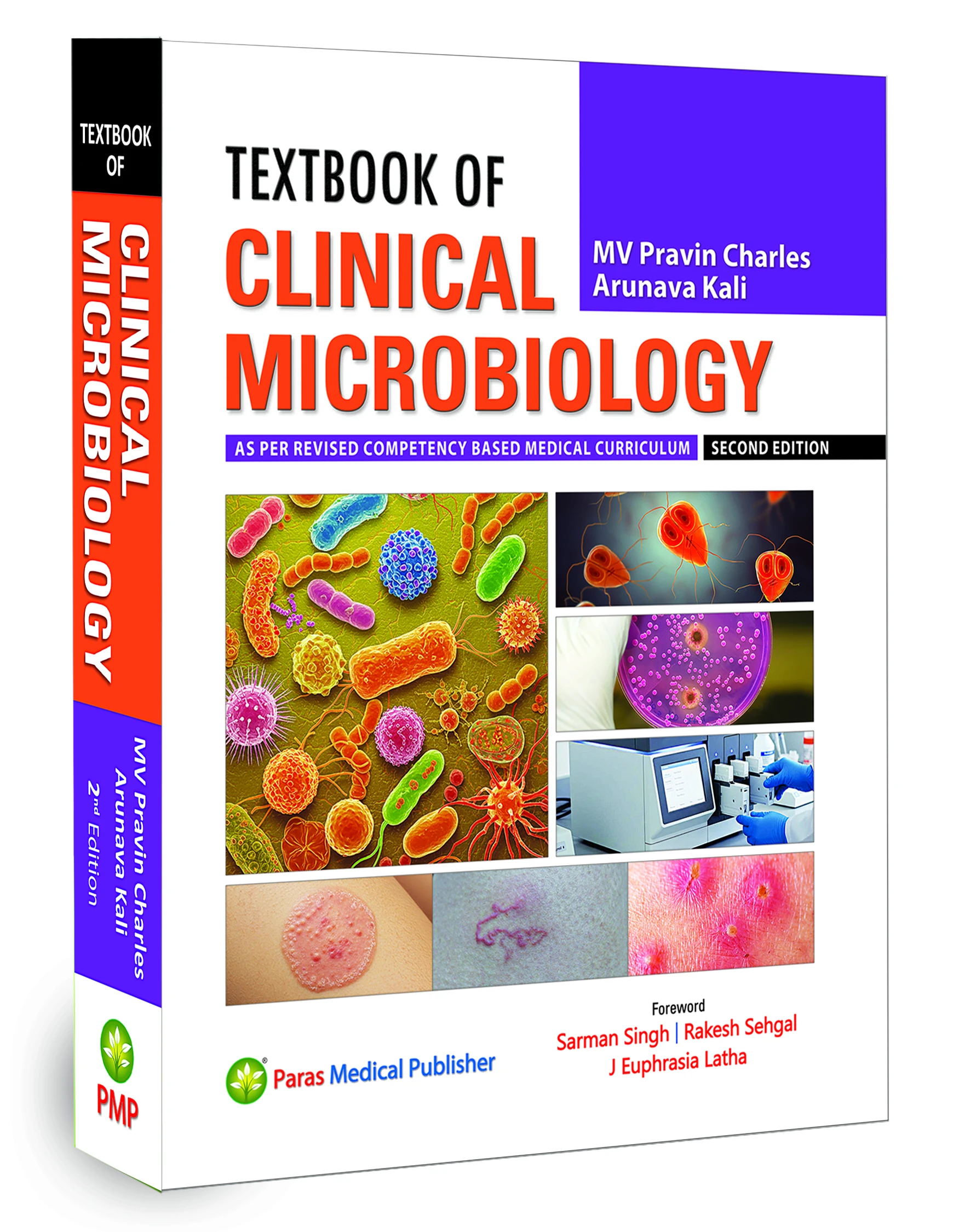 Textbook of Clinical Microbiology 2nd Edition 2026 by Dr Pravin Charles, Dr Arunava Kali | Paras