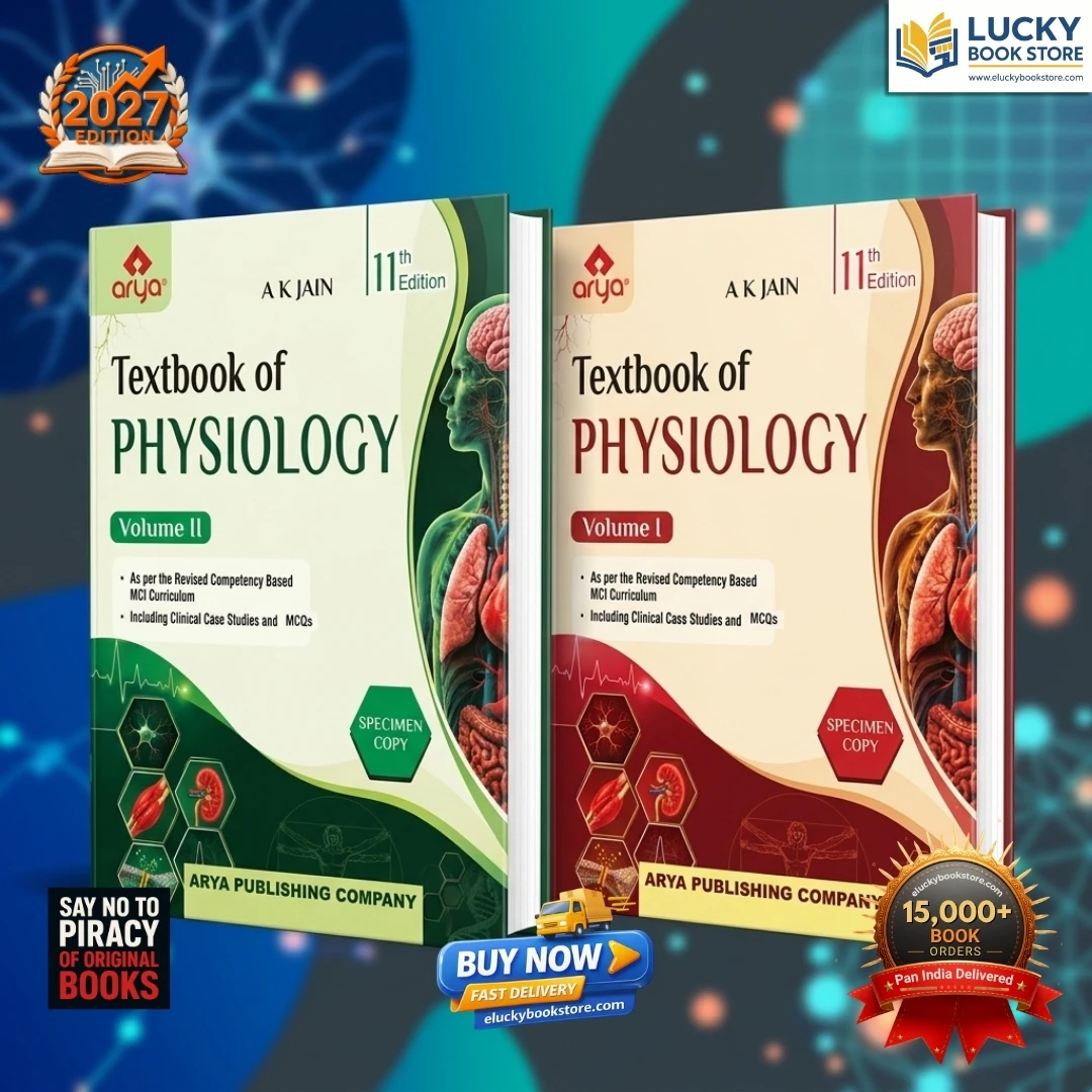 Textbook Of Medical Physiology Vol-1 & 2 | 11th Edition 2027 | AK Jain | APC