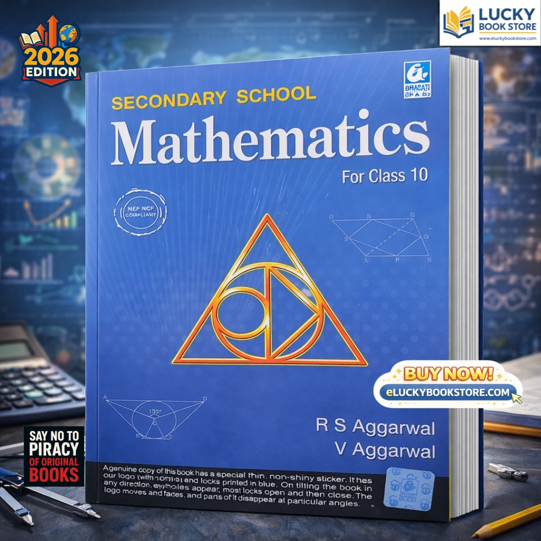 Class 10 RS Aggarwal Secondary School Mathematics 2026 Edition | Bharti Bhawan (Original Copy with Hologam Sticker)