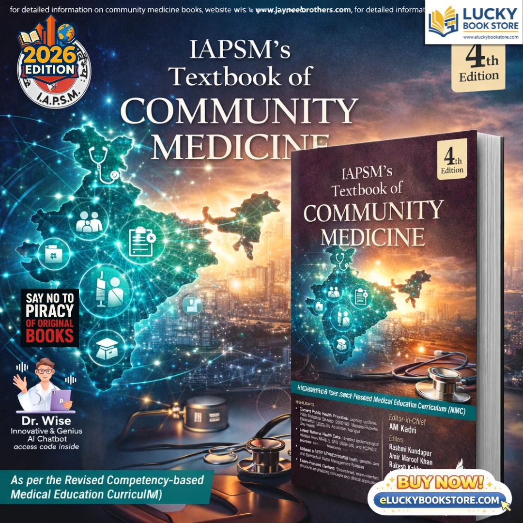 IAPSM's Textbook of Community Medcine by AM Kadri, Rashmi Kundapur, Amir Maroof Khan, Rakesh Kakkar, Ankit Sheth, Nindhi Mangrola | 4th Edition 2026 | Jaypee