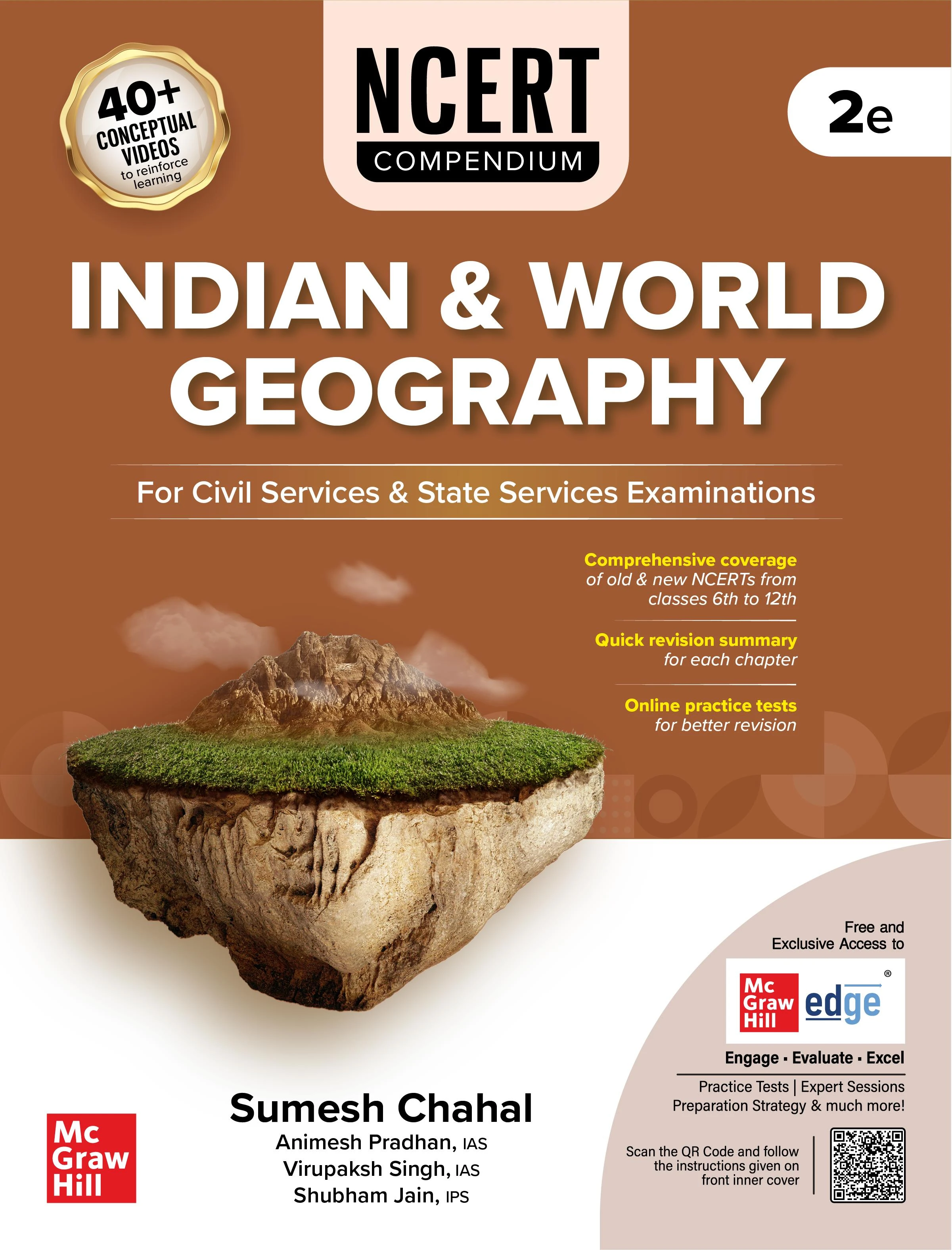 NCERT Compendium India and World Geography 2nd Edition 2025 by Sumesh Chahal, Animesh Pradhan, Virupaksh Singh, Shubham Jain | Mcgrawhill