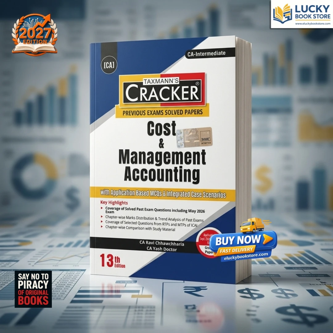 CA INTER CRACKER Cost & Management Accounting (CMA) | Ravi Chhawchharia, Yash Doctor | 13th Edition For Sept 2026 Exam | Taxmann