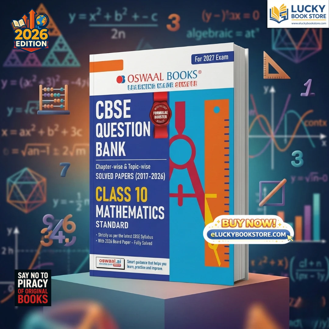 Class 10 CBSE Oswaal Question Bank Mathematics(Standard) Chapter-wise and Topic-wise Solved Papers (2017-2026) | Includes 2026 Papers- fully solved | With Mind Maps & Revision Notes For 2027 Exam