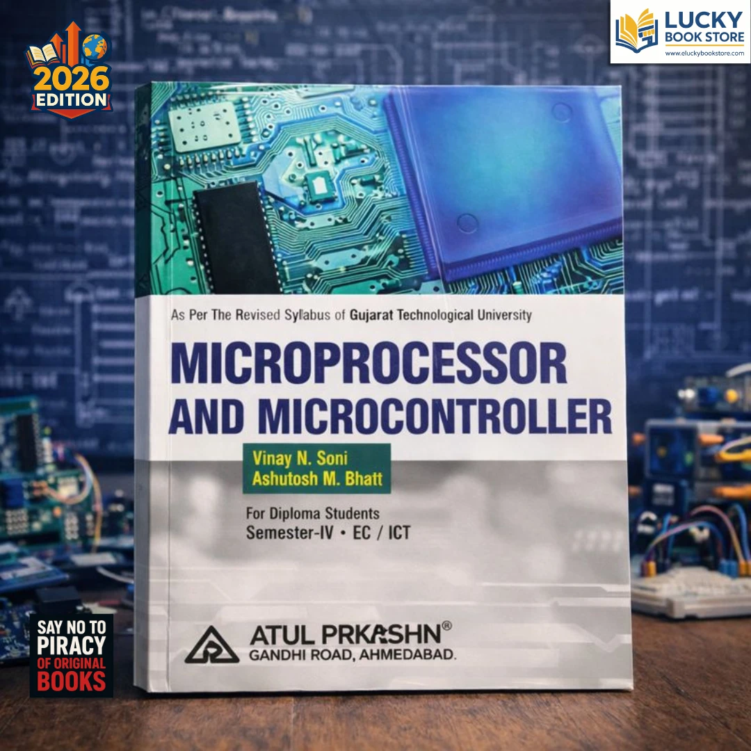 4th Sem Diploma Microprocessor and Microcontroller (ICT)(English) by Vinay Soni 2026 Edition | Atul Prakashan