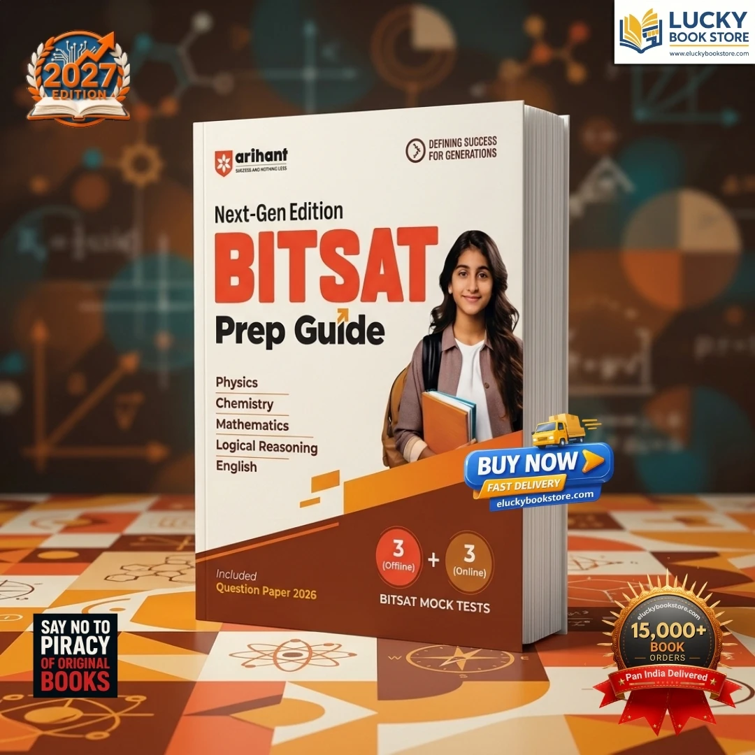 Next-Gen Edition BITSAT Prep Guide | Physics, Chemistry, Mathematics, Logical Reasoning & English | Question Paper 2026 Included | 3 Offline + 3 Online Mock Tests | 2027 Edition | Arihant