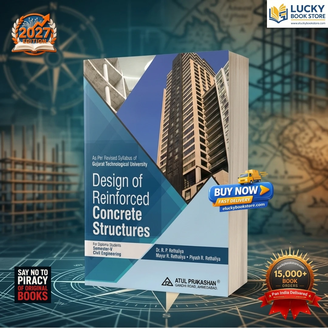 5th Sem Diploma Design of Reinforced Concrete Structures | English | 2027 Edition | RP Rethaliya | Atul Prakashan