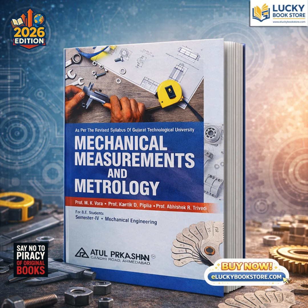 4th Sem BE Mechanical Measurements and Metrology by MK Vora 2026 Edition | Atul Prakashan