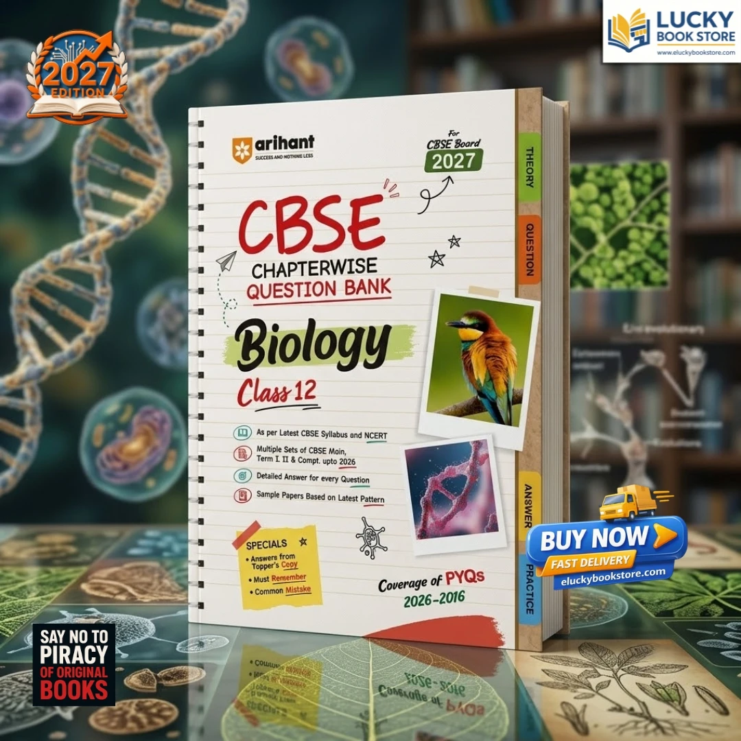 Class 12 CBSE Biology Chapterwise Question Bank with PYQs & Sample Papers | 2026 Edition | Arihant