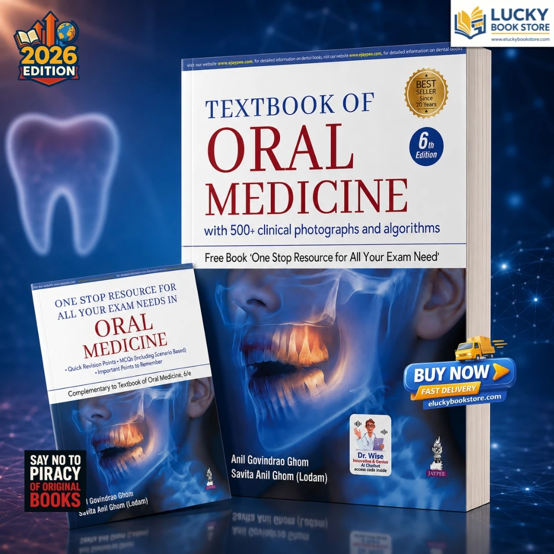 Textbook of Oral Medicine with One Stop Resource for All Your Exam Needs in Oral Medicine | 6th Edition 2026 | Anil Ghom | Jaypee