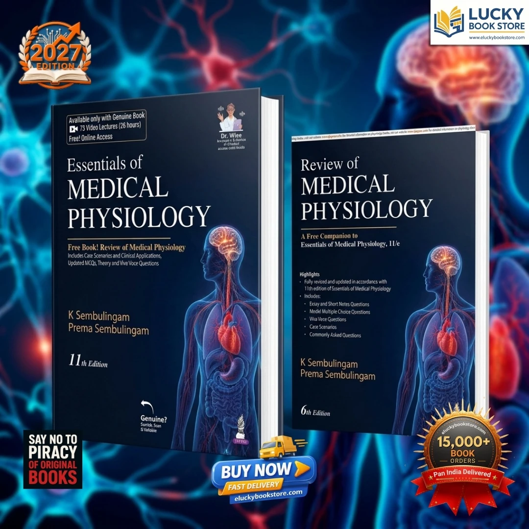 Essentials of Medical Physiology (Free Review of Medical Physiology) | 11th Edition 2027 | K Sembulingam | Jaypee