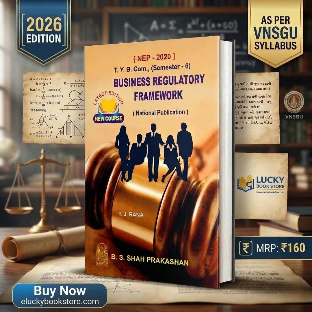 TY B.com Sem-6 Business Regulatory Framework | English | 2026 Edition | BS Shah